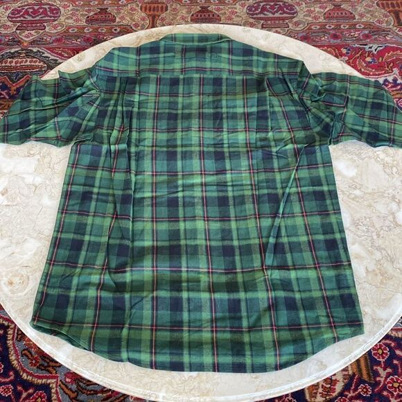 NEW! 100% Cotton Flannel Plaid Button Down Shirt - Picture 6 of 11